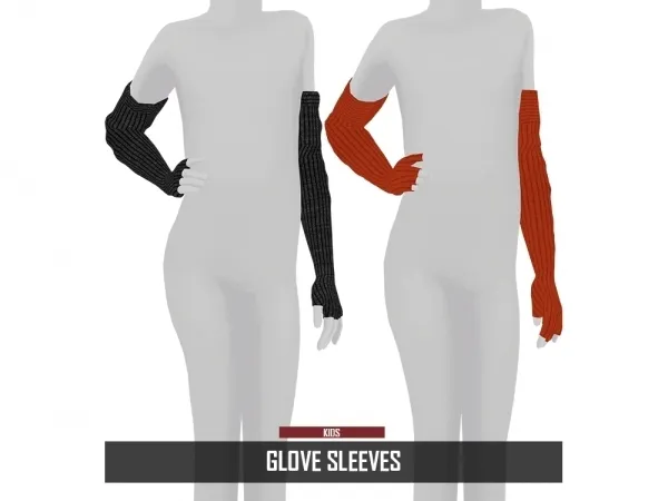 Alpha GLOVE SLEEVES by redheadsims - The Sims 4 custom content