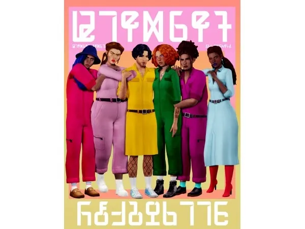 Maxis Match coveralls by simsfinds - The Sims 4 Custom Content