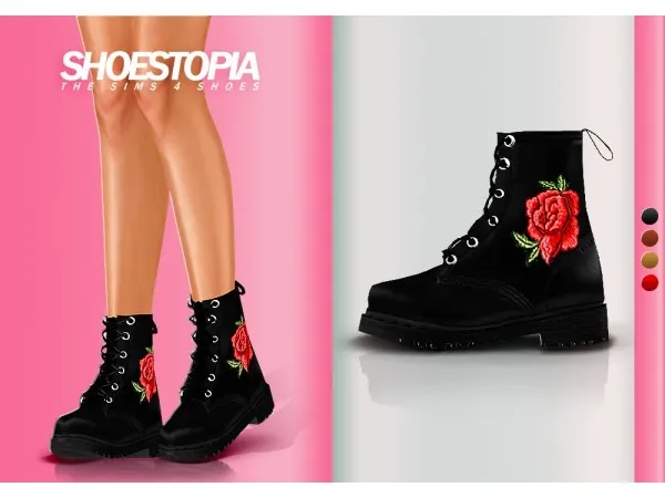 Alpha SCARLATE SHOES SHOESTOPIA - The Sims 4 Custom Content