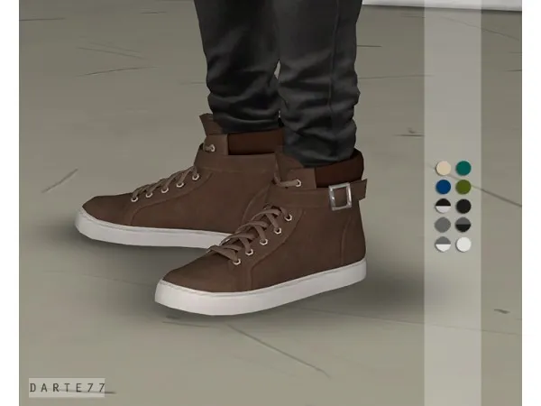 Alpha High Top Sneakers by simsfinds - The Sims 4 Custom Content