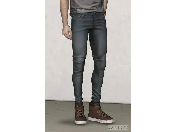 Alpha Skinny Jeans by darte77 - The Sims 4 Custom Content