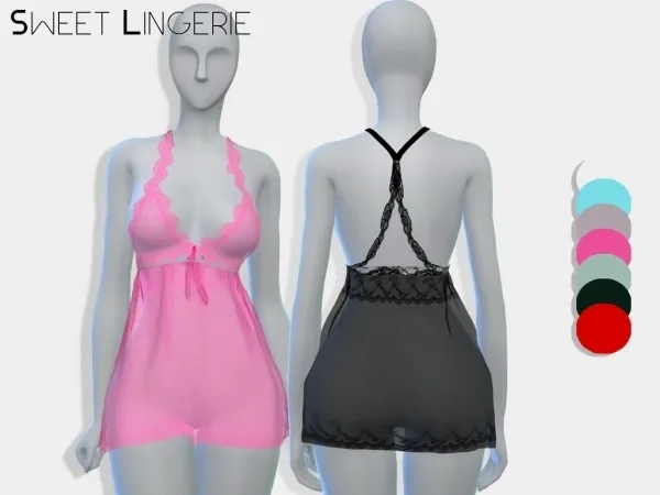 Alpha Sweet Lingerie by lynxsimz - The Sims 4 Custom Content