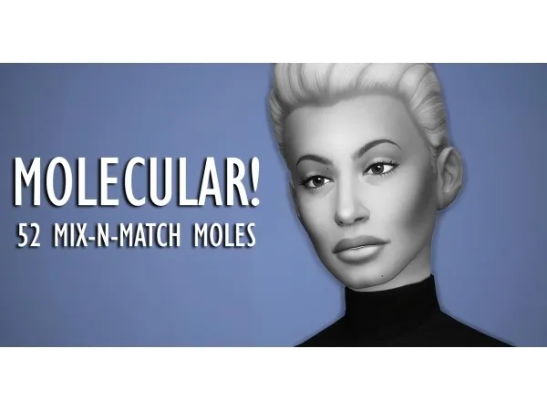 Maxis Match fanaskher MOLECULAR 52 MIX N MATCH MOLES by simsfinds - The Sims 4 Custom Content