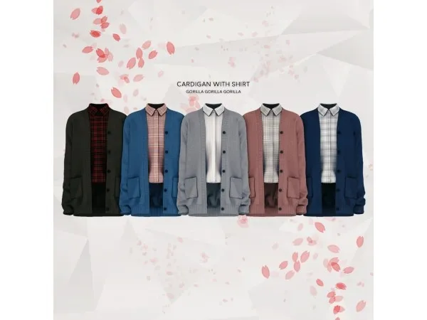 Cardigan with Shirt by gorillax3