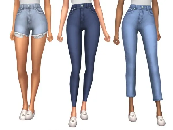 Maxis Match The Jeans Set 20 greenllamas by simsfinds - The Sims 4 Custom Content