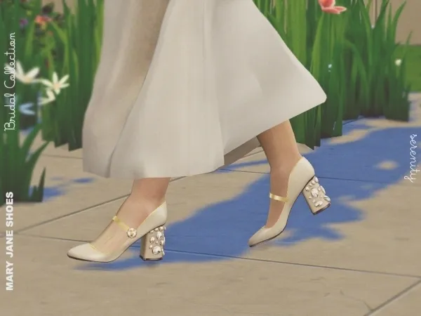 Alpha DG Mary Jane Shoes by serenity-cc - The Sims 4 Custom Content