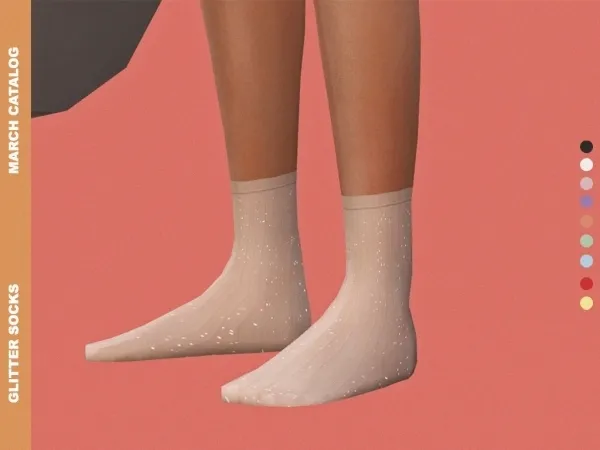 Maxis Match Glitter Socks by serenity-cc - The Sims 4 Custom Content
