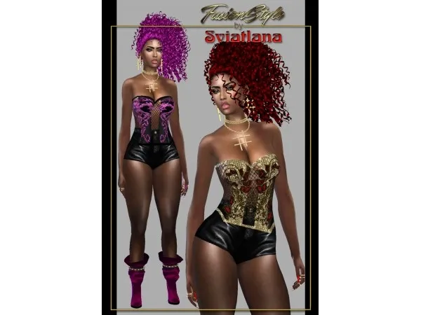 Alpha Top by sviatlana by simsfinds - The Sims 4 Custom Content