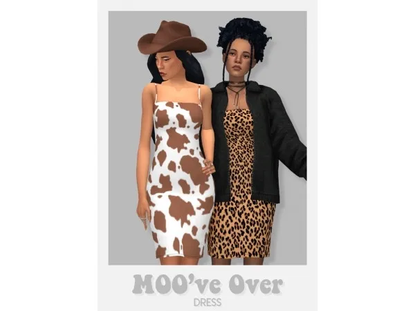 Maxis Match MOOve Over Dress by ilkup - The Sims 4 Custom Content