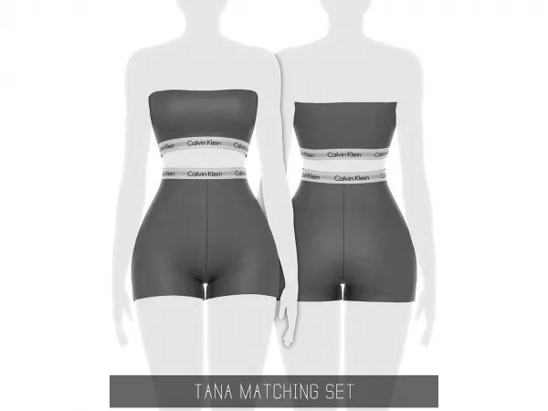 Alpha TANA MATCHING SET - The Sims 4 Custom Content