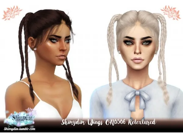 Alpha S4 Wings ON0506 Retexture Naturals Unnaturals - The Sims 4 Custom Content