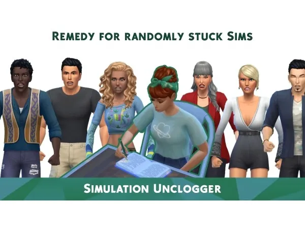 Maxis Match Simulation Unclogger by simsfinds - The Sims 4 Custom Content