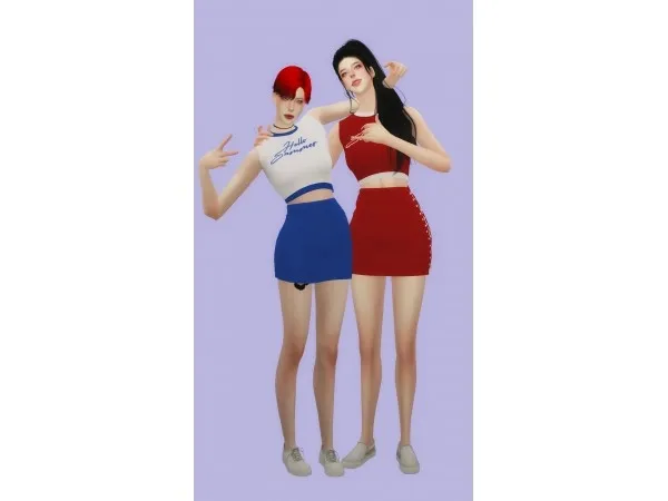 Alpha [sudal] Summer set by simsfinds - The Sims 4 Custom Content