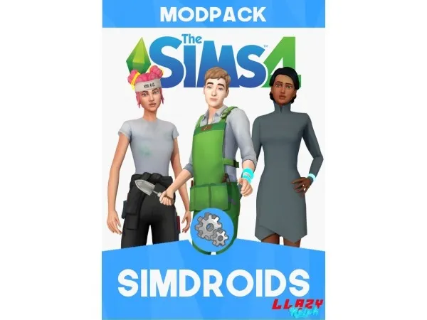 Maxis Match llazyneiph SIMDROIDS MODPACK by simsfinds - The Sims 4 Custom Content
