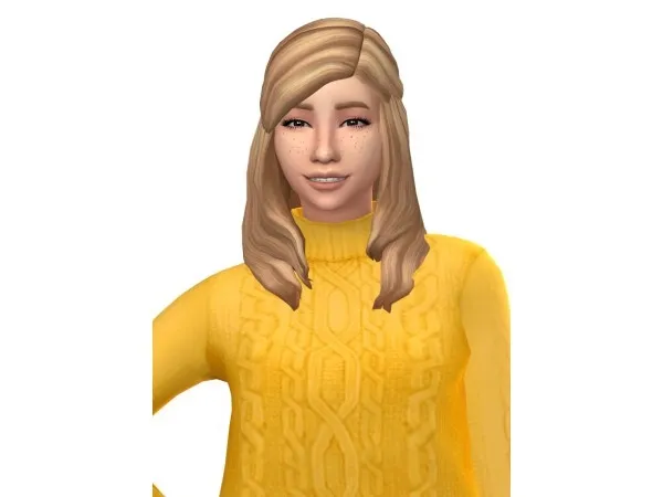 Maxis Match sammysplace Gillian Hair SammysPlace by simsfinds - The Sims 4 Custom Content