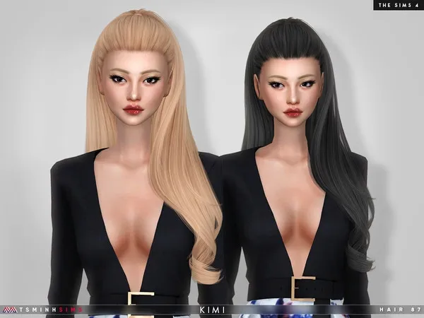 Alpha Kimi ( Hair 87 ) by thesimsresource - The Sims 4 Custom Content