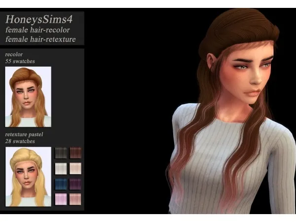 Alpha HoneysSims4 RecolorRetexture Ade Daenerys by simsfinds - The Sims 4 Custom Content