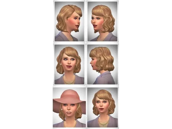 Maxis Match VintageWaves female by simsfinds - The Sims 4 Custom Content