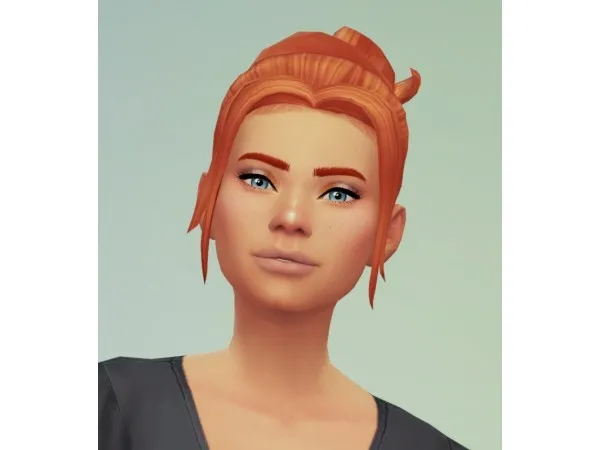 Maxis Match ravensim Simple Knot Bun by simsfinds - The Sims 4 Custom Content