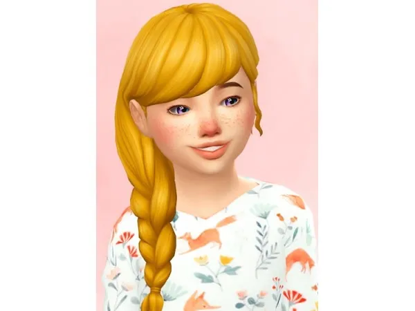 Maxis Match salttry SYDNIE BRAIDS V3 by simsfinds - The Sims 4 Custom Content