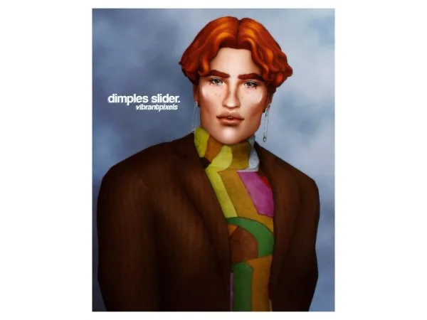 Maxis Match vibrantpixels dimples slider by simsfinds - The Sims 4 Custom Content