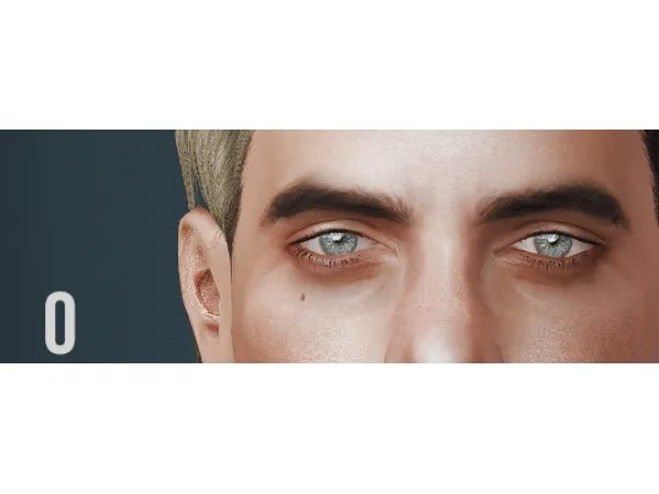 Eye Socket Depth Slider simtanico by simsfinds - The Sims 3 Custom Content