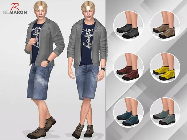 Maxis Match Timberland Boots Outdoor Retreat is Required by thesimsresource - The Sims 4 Custom Content