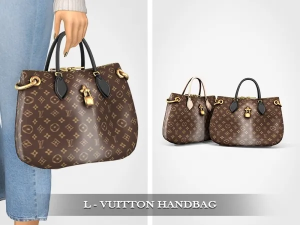 Alpha L Vuitton HandBag - The Sims 4 Custom Content