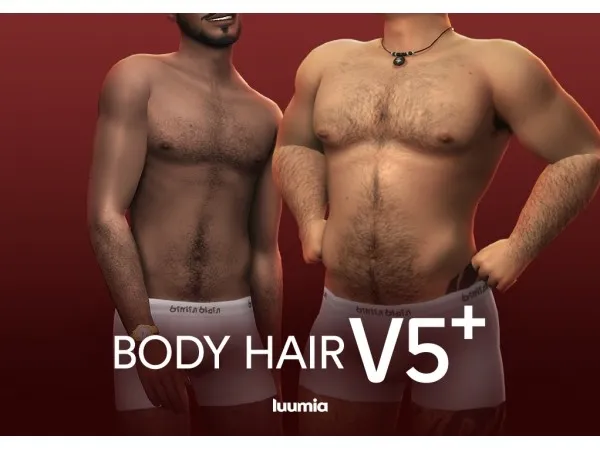 Maxis Match luumia Body Hair V5 by simsfinds - The Sims 4 Custom Content