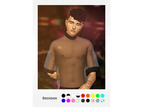 Maxis Match acid plumbobs BRENDAN SHIRT by simsfinds - The Sims 4 Custom Content