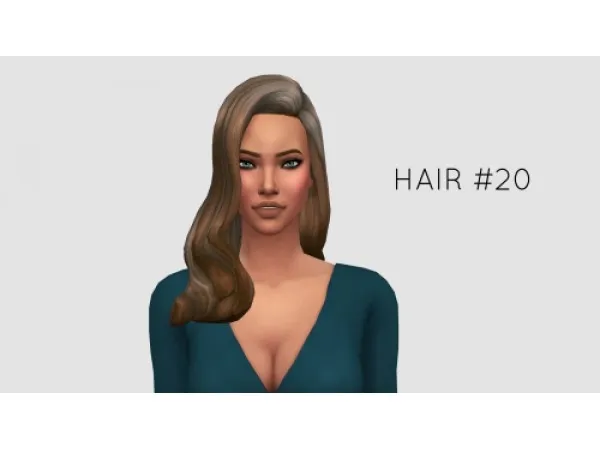 Maxis Match sweettacoplumbobs HAIR 20 21 by simsfinds - The Sims 4 Custom Content