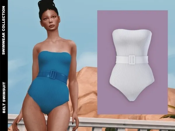 Alpha Belt Bodysuit by serenity-cc - The Sims 4 Custom Content