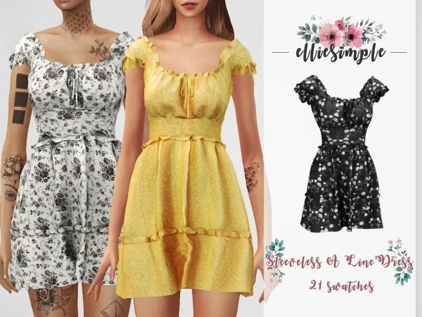 Elliesimple - Sleeveless A Line Dress