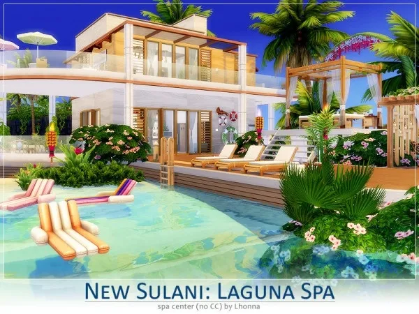 Maxis Match New Sulani Laguna Spa by thesimsresource - The Sims 4 Custom Content