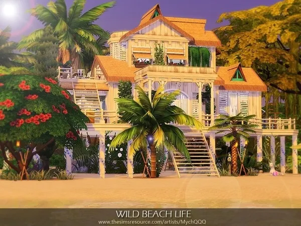 Maxis Match Wild Beach Life by thesimsresource - The Sims 4 Custom Content