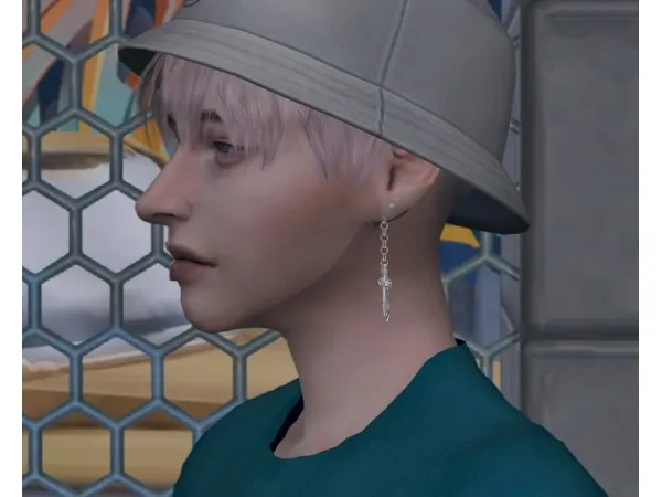 Alpha [OJE] MAN PIERCING 01 by simsfinds - The Sims 4 Custom Content