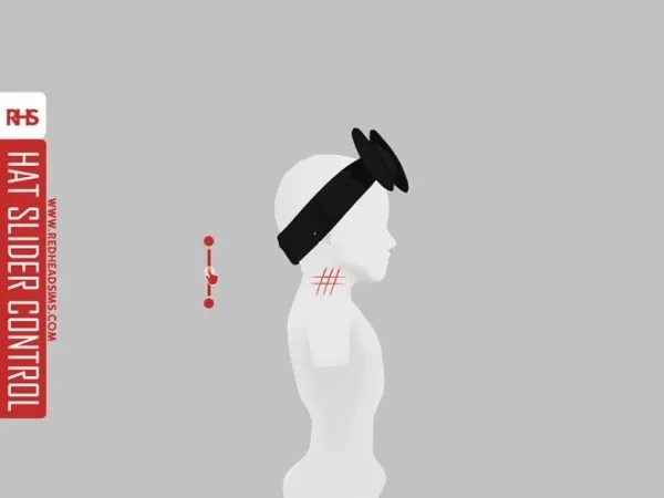 Mix HAT SLIDER CONTROL KIDS AND TODDLER by redheadsims - The Sims 4 custom content