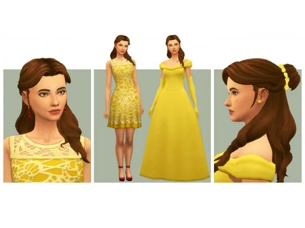 Mix Beauty and the Beast Collection by simsfinds - The Sims 4 Custom Content