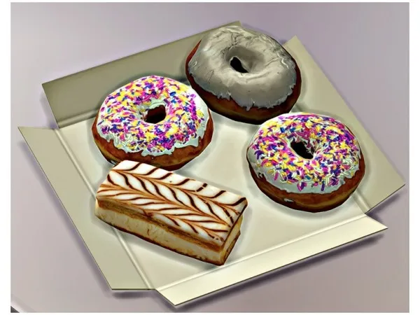 Maxis Match Ellemant Sweet Pastries by simsfinds - The Sims 4 Custom Content