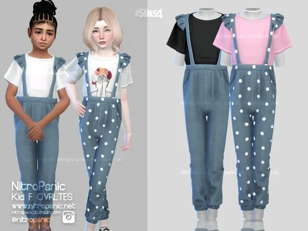 Alpha Kid F OVRLTES by nitropanic - The Sims 4 Custom Content