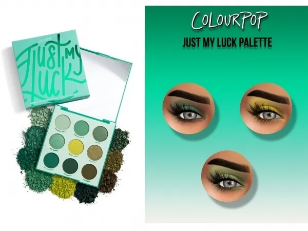 Alpha COLOUR POP JUST MY LUCK PALETTE by fifthscreations - The Sims 4 Custom Content