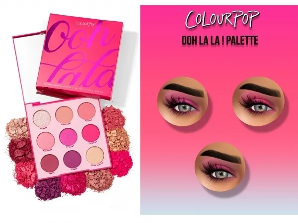 Alpha COLOUR POP OOH LA LA PALETTE by fifthscreations - The Sims 4 Custom Content