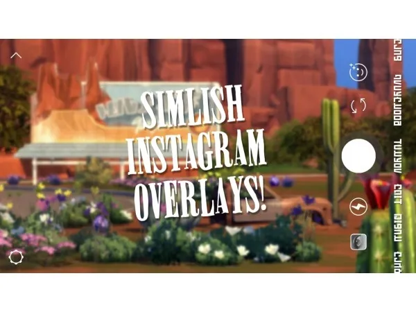 Maxis Match our dazed sims SIMLISH INSTAGRAM OVERLAYS by simsfinds - The Sims 4 Custom Content