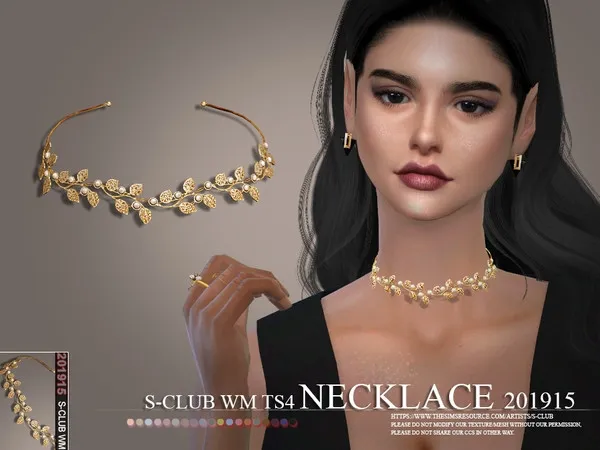 S-Club ts4 WM Necklace 201915