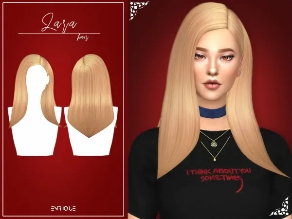 Maxis Match [EnriqueS4] Zara Hairstyle - The Sims 4 Custom Content