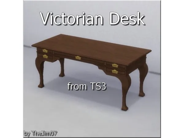 Maxis Match Victorian Desk by simsfinds - The Sims 4 Custom Content