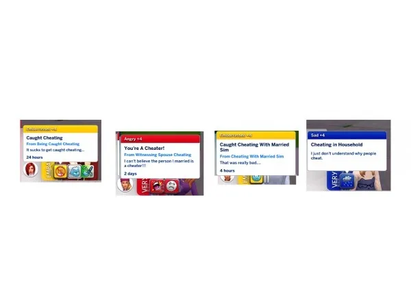 Maxis Match The Realistic Reactions Mod by simsfinds - The Sims 4 Custom Content