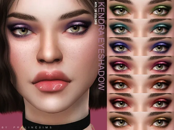 Mix Kendra Eyeshadow N75 - The Sims 4 Custom Content