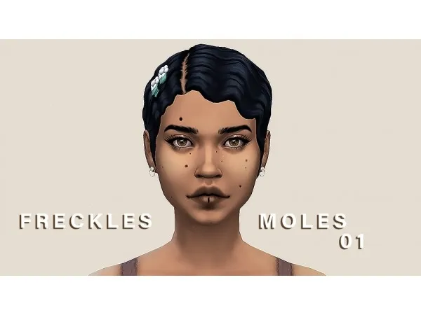 Maxis Match firora Freckles Moles N1 Constellation Moles by simsfinds - The Sims 4 Custom Content