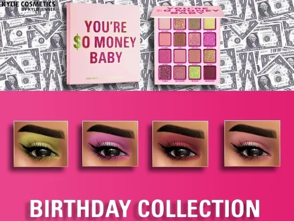 Maxis Match KYLIE COSMETICS BIRTHDAY COLLECTION 2019 PALETTE by fifthscreations - The Sims 4 Custom Content